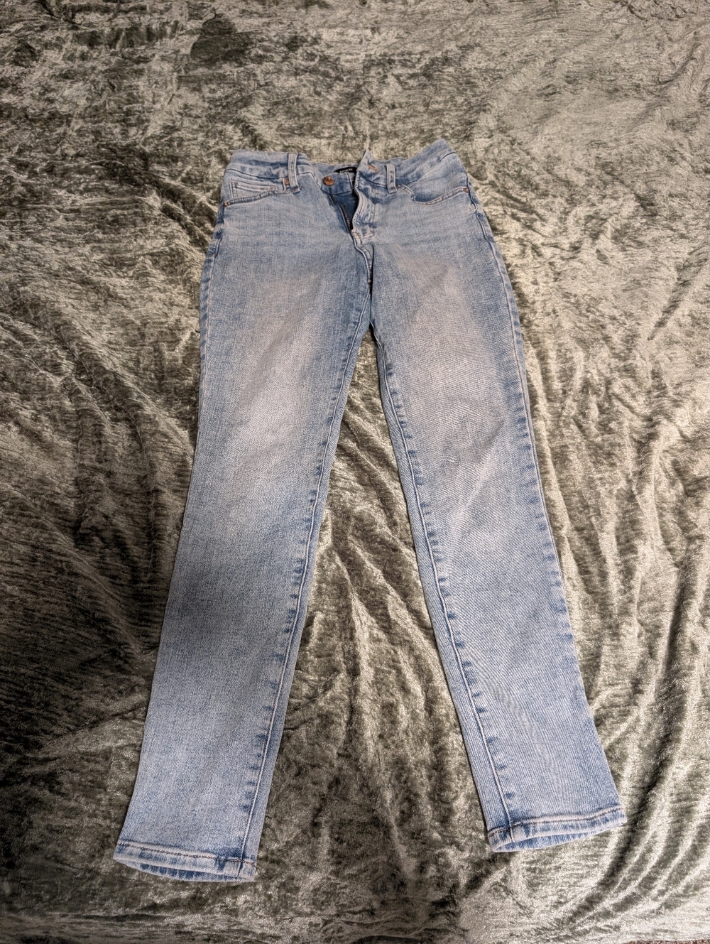 Express Light Blue Women's Slim Skinny Jeans